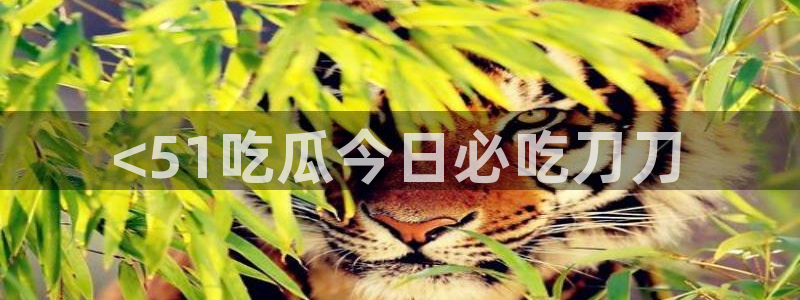 51吃瓜网每日榜单今日：<51吃瓜今日必吃刀刀